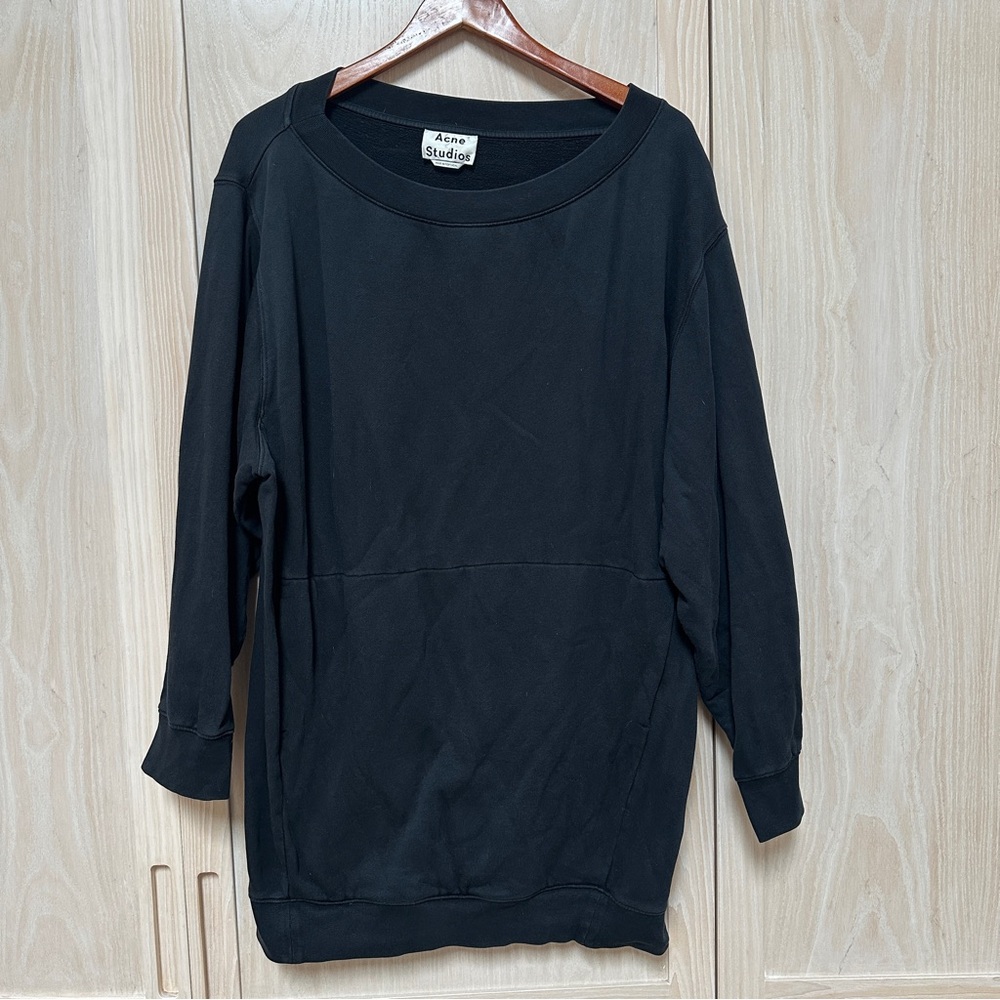 Acne Studios Kakay Oversized Sweatshirt Dress Size M